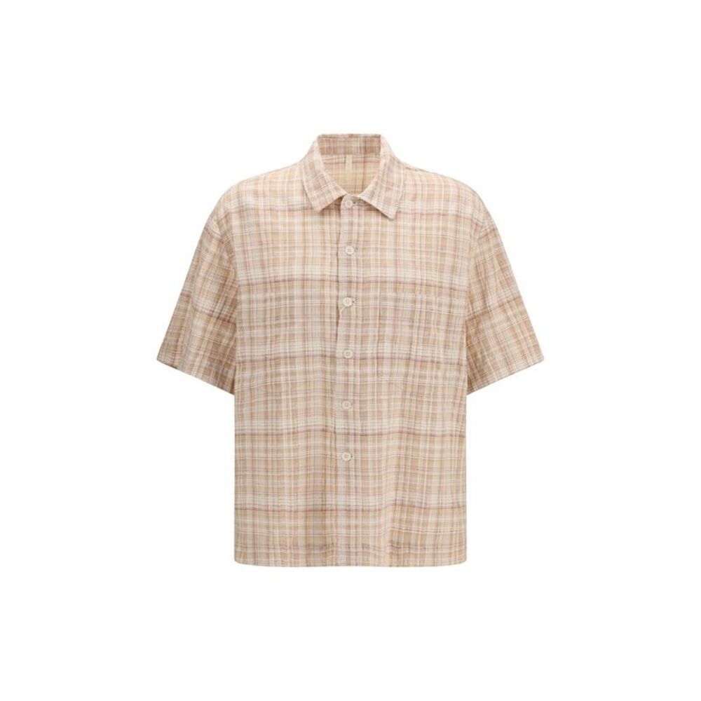 Sunflower Orange Cotton Pattern Men's Shirt